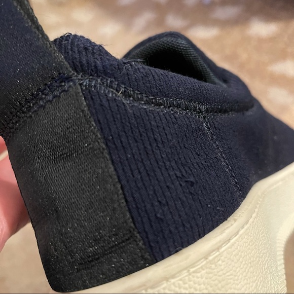 Céline Pull On Sneakers In Navy Jacquard Size 37